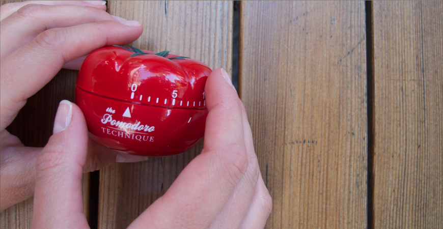 The Pomodoro Technique: tried and tested.