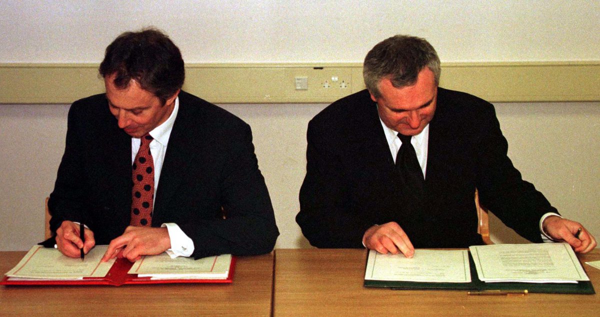 Signing of the Good Friday Agreement