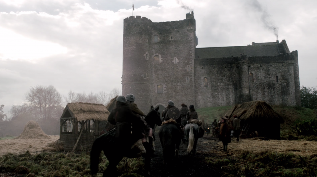 Doune Castle in the Outlander series 